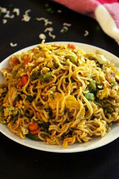 Egg Maggi Masala Recipe With Eggs Yummy Indian Kitchen Recipe