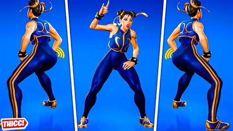 Fortnite Headbanger Emote With Chun Li Extended Version Thicc 🍑😘 Most