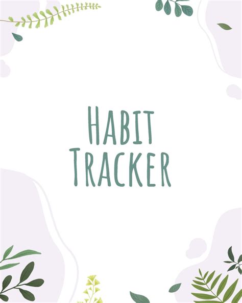 Habit Tracker Calendar | Thrive Anywhere