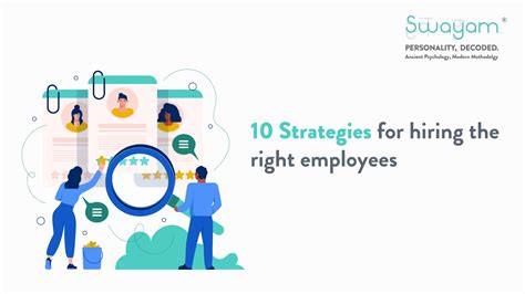 10 Strategies For Hiring The Right Employees Swayam Analytics