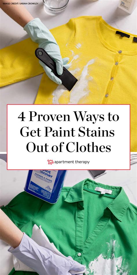 Clothes Cleaning Quick Guide For Getting Oil Paint Out Of