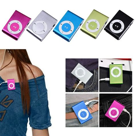 1pc Mini Mp3 Player Portable Tf Card Music Media Mp3 Colourful Stylish