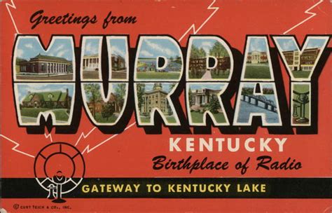 murray kentucky postcard