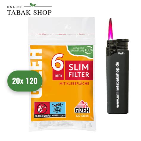 Gizeh Slim Filter X Online Kaufen Online Tabak Shop