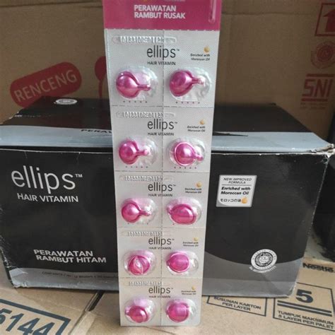 Jual Ellips Hair Vitamin Rambut Isi Kapsul Elips Shopee Indonesia