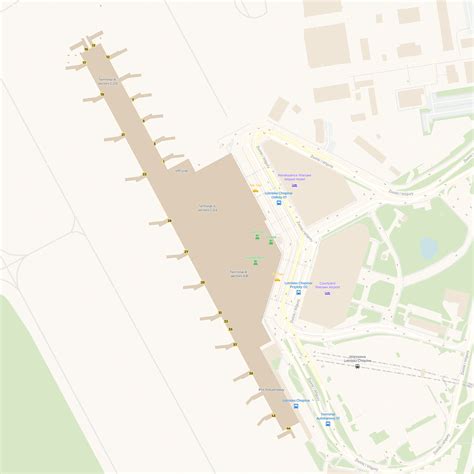 Warsaw Chopin Airport airport map | Warsaw (WAW) terminal overview