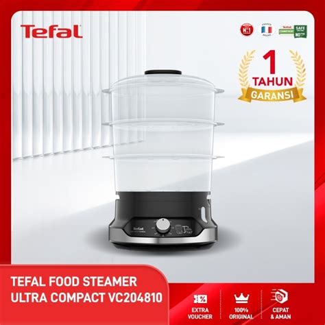 Jual Tefal Food Steamer Ultra Compact Vc Pengukus Kukusan