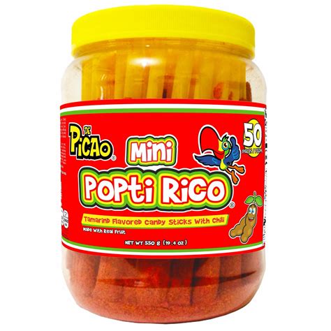 Buy PICAO Mexican Candy Tamarind Paste Candy Spicy Sticks Straw Chili ...