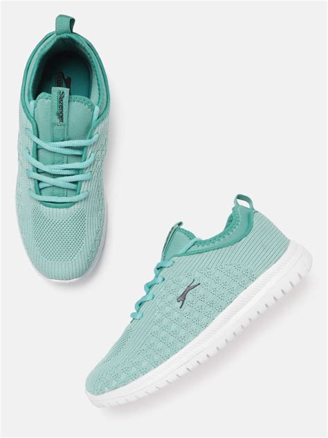 Buy Slazenger Women Sea Green Woven Design Running Shoes - Sports Shoes for Women 18285318 | Myntra