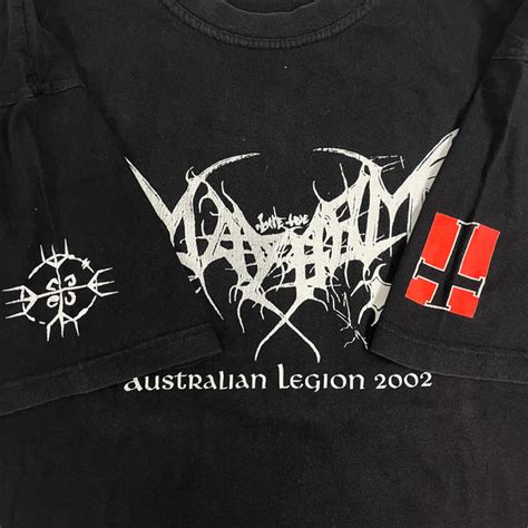 Vintage Mayhem "Norwegian Black Metal Assault" Australian Tour T-Shirt ...