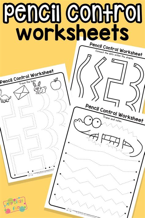 Free Printable Pencil Control Worksheets Itsy Bitsy Fun