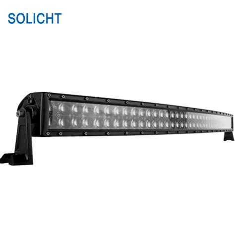 SOLICHT Curved 50 Inch LED Light Bar Offroad 288W Ledbars Spot Flood