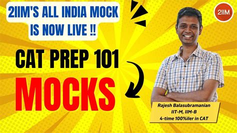 CAT Prep 101 Importance Of Mocks 2IIM S All India Mock Now Live