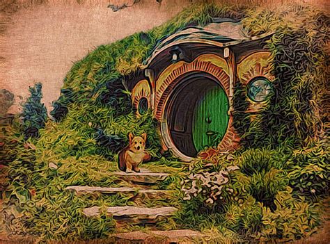 The Hobbit Hole Drawing