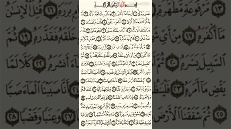 سورة عبس الشيخ ماهر المعيقلي Surat Abasa Maher Al Mueaqly Youtube