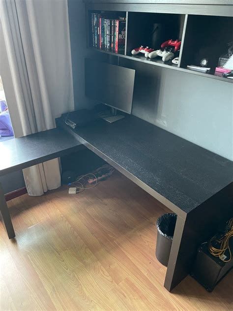 Free Ikea Desk With Pullout Extention Furniture Home Living