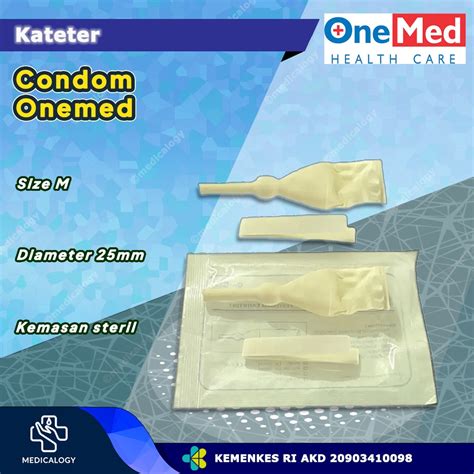 Jual Condom Catheter Onemed Size M Per Pcs Kondom Selang Kateter