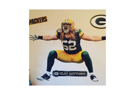 Life-Size Clay Matthews Sack Celebration Wall Decal | Shop Fathead® for ...