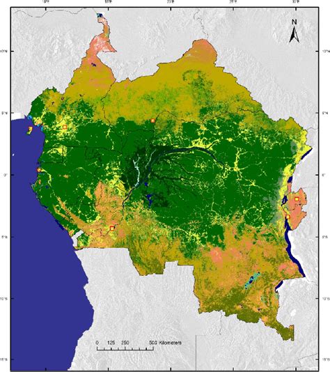 Figure 1 From Mapping Congo Basin Forest Types From 300 M And 1 Km Multi Sensor Time Series For