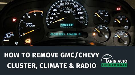 Gmc Dash Cluster Repair