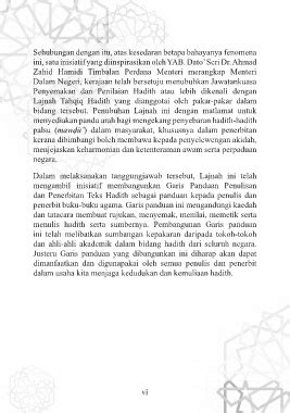 Page 7 GARIS PANDUAN PENULISAN DAN PENERBITAN TEKS HADITH