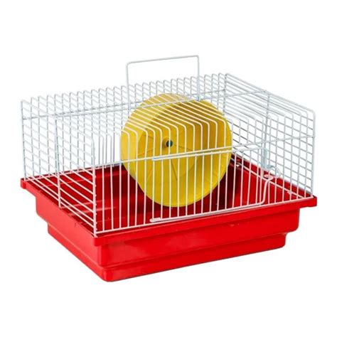 Gaiola Hamster Pequena Brasileirinha Vermelha Jel Plast Shopee Brasil