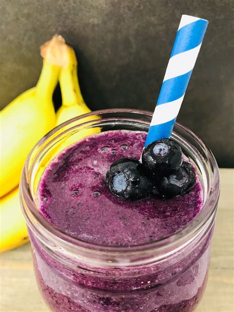 Blueberry Banana Smoothie Easy To Chew