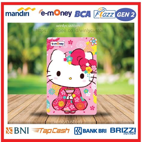 Jual Kartu Emoney E Toll Anime Hello Kitty Pink E Money Mandiri Flazz