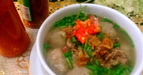 Resep Bakso Sapi Oleh Farida Sulthan Ig Malika Cookpad