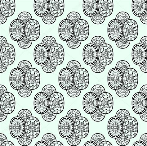 Black And White Ornamental Seamless Pattern Stock Vector Image By