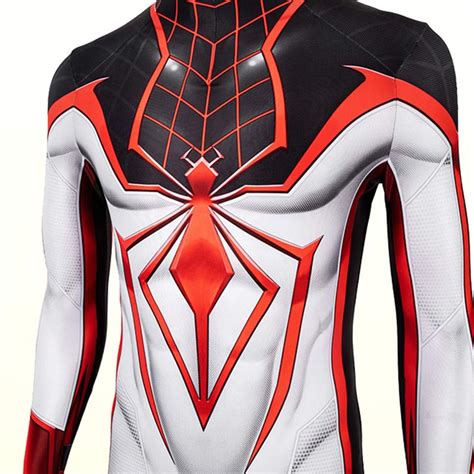 Spider-man Miles Morales PS5 Costume Cosplay T.R.A.C.K. Suit - Etsy