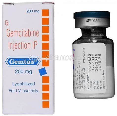 Gemtaz 200mg Injection At Rs 2500 Vial Gemcitabine Injection In New