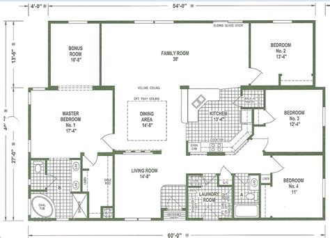 X Mobile Home Floor Plans