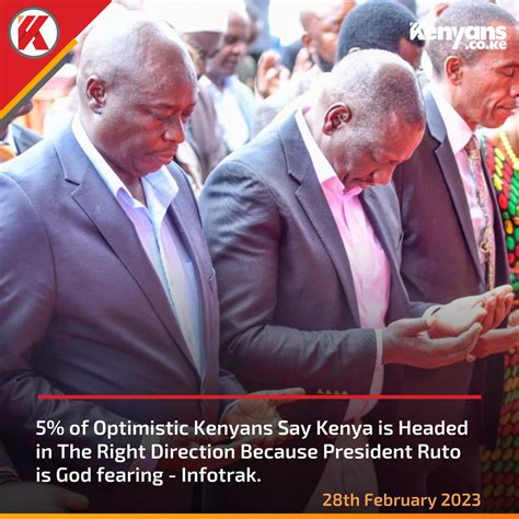 Kenyans Co Ke On Twitter 5 Of Optimistic Kenyans Say Kenya Is Headed