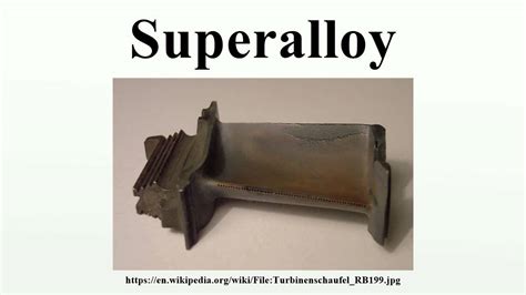 Superalloy - YouTube