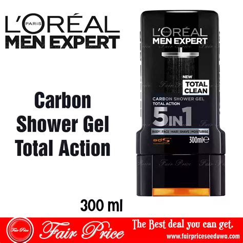 Loreal Men Expert Carbon Shower Gel Total Action Ml Fair Price