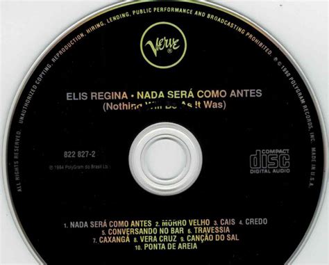 Nada Ser Como Antes Elis Interpreta Milton Nascimento By Elis Regina