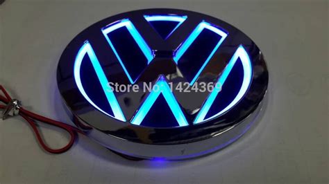 Vw Emblem Light For Vw Polo Sedan Passat B6 B5 Golf 5 6 Electroplate