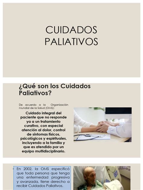 Capacitación Cuidados Paliativos 1 Pdf Cuidados Paliativos Oncología