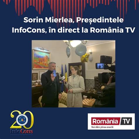 Pre Edintele Infocons Sorin Mierlea N Direct La Rom Nia Tv Infocons