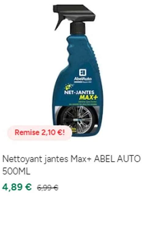 Promo Nettoyant Jantes Max Abel Auto 500 Ml Chez Feu Vert ICatalogue Fr