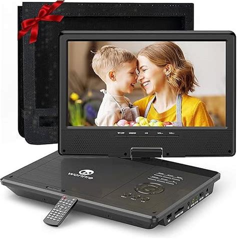 Wonnie 125 Portable Dvd Player Premium 105 Hd Swivel Screen Dvd