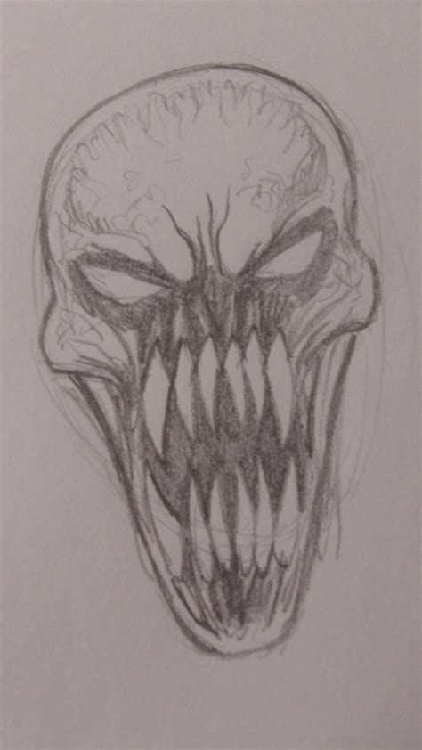 Wayne Tully Horror Art How To Draw Monster Heads