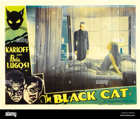 The black cat 1934 movie poster hi-res stock photography and images - Alamy