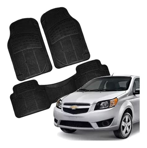 Tapete Pzs Uso Rudo Negro Chevrolet Aveo Env O Gratis