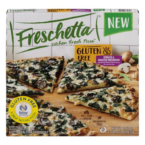 Freschetta Gluten Free Spinach And Roasted Mushroom Pizza 1677 Oz