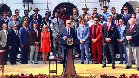 Kansas City Chiefs Visit White House For Super Bowl Victory Kansas