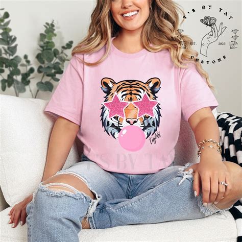 Tigers Shirt Tigers Tshirt Preppy Tigers Mascot Preppy Tigers Tshirt