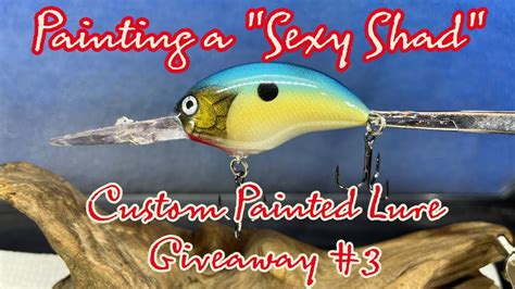 Painting A Sexy Shad Custom Painted Lure Giveaway 3 Of 6 Youtube