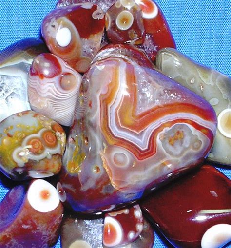 Lake Superior Agates 2oz Beautiful Polished Eyes Minnesota Gemstones